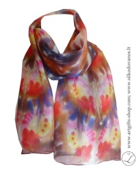 shibori-silk-scarf-hand-dyed-hand-painted-silk-scarf-brown-red-pink-yellow-blue-2