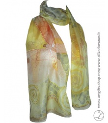 hand-painted-silk-scarf-yellow-butterfly-tapytas-silko-salikas-geltonas-drugelis