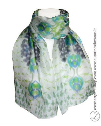 hand-painted-silk-scarf-green-blackk-hand-made-gifts-3